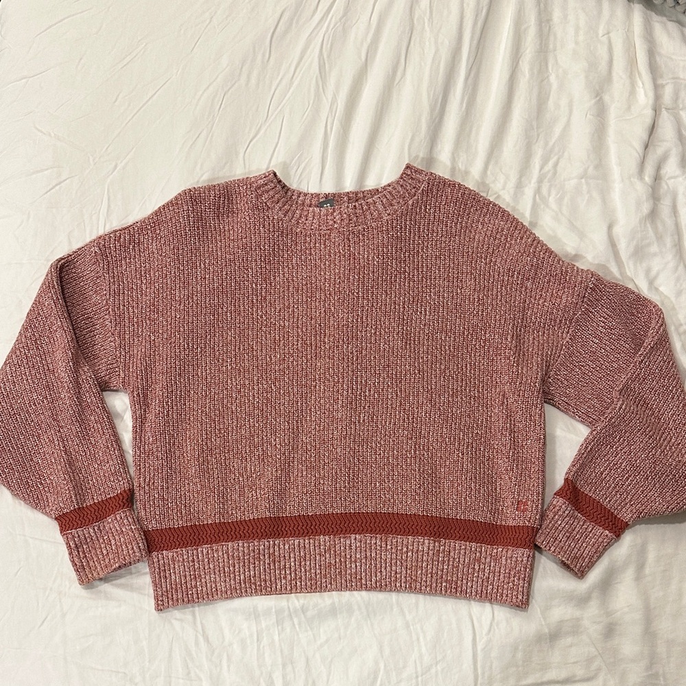 Sweaty Betty Dusty Rose Crew Neck Sweater